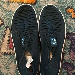 Navy Blue Mesh Slip-On water Shoes